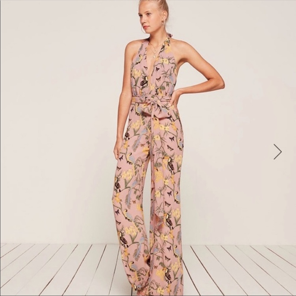 Reformation Leonore Jumpsuit (Congo print)